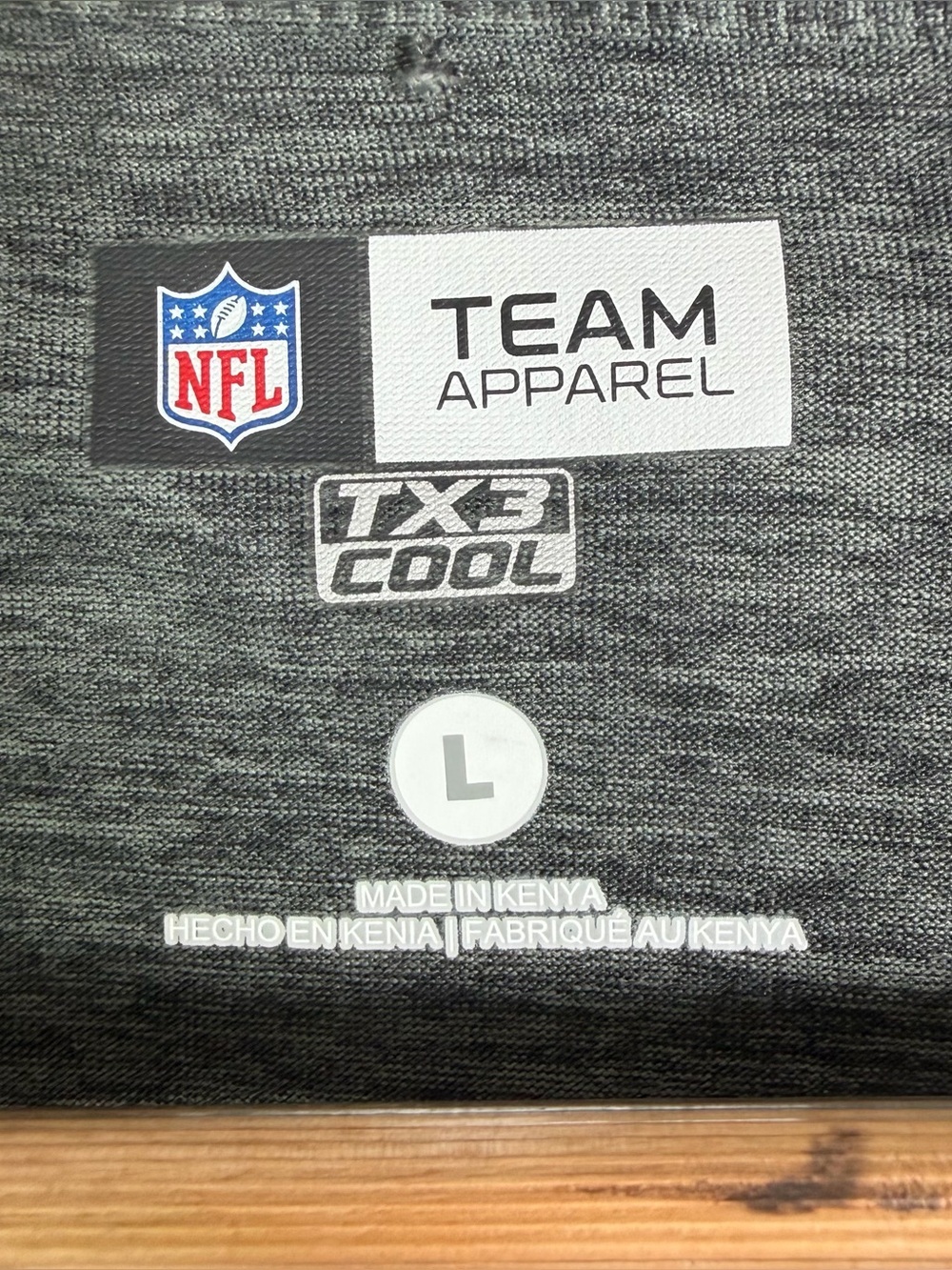 NFL Pittsburgh Steelers Men’s Sz Large Gray TX3 Cool Performance T-Shirt NWT - Picture 5 of 8